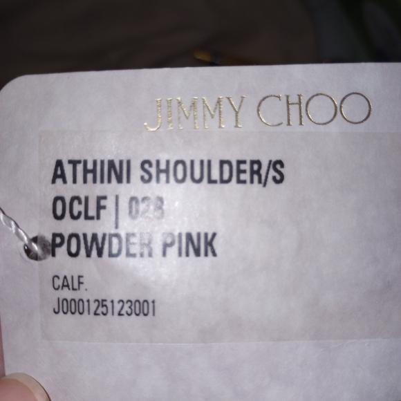 JIMMY CHOO, NWT;RETAILS $850; POWDER PINK W/ OVERSIZED TASSEL;GORGEOUS - Picture 8 of 10